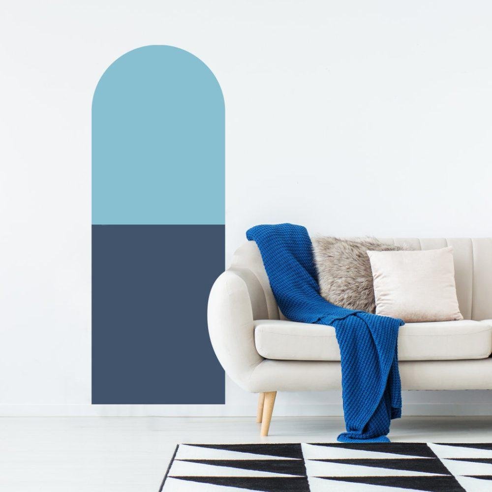 Bågformade Väggdekaler – Moderna Väggstickers Jgb001, Flora Grossist, väggdekoration