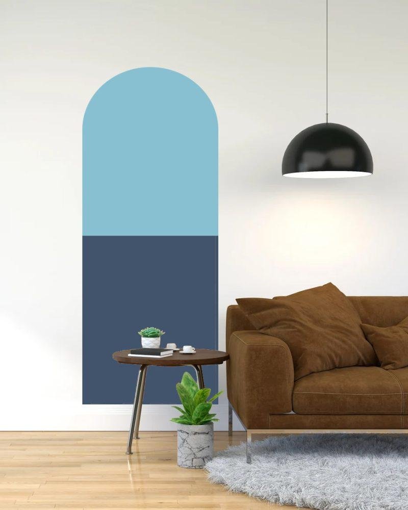 Bågformade Väggdekaler – Moderna Väggstickers Jgb001, Flora Grossist, väggdekoration