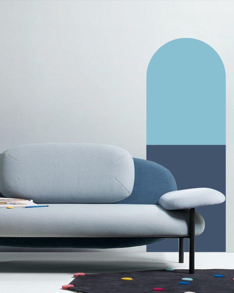 Bågformade Väggdekaler – Moderna Väggstickers Jgb001, Flora Grossist, väggdekoration