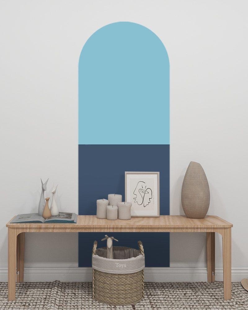 Bågformade Väggdekaler – Moderna Väggstickers Jgb001, Flora Grossist, väggdekoration