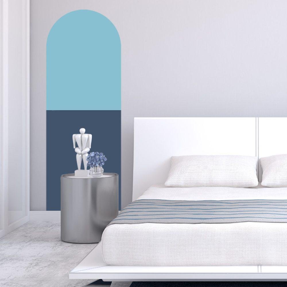 Bågformade Väggdekaler – Moderna Väggstickers Jgb001, Flora Grossist, väggdekoration