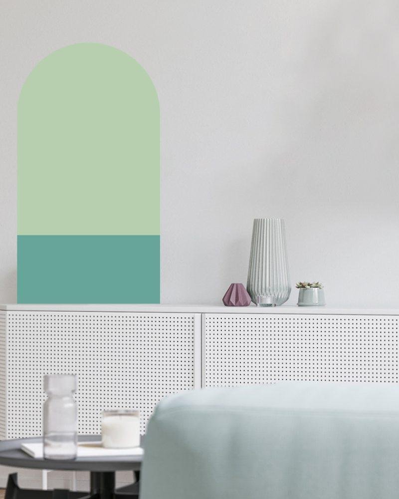 Bågformade Väggdekaler – Moderna Väggstickers Jgb002, Flora Grossist, väggdekoration