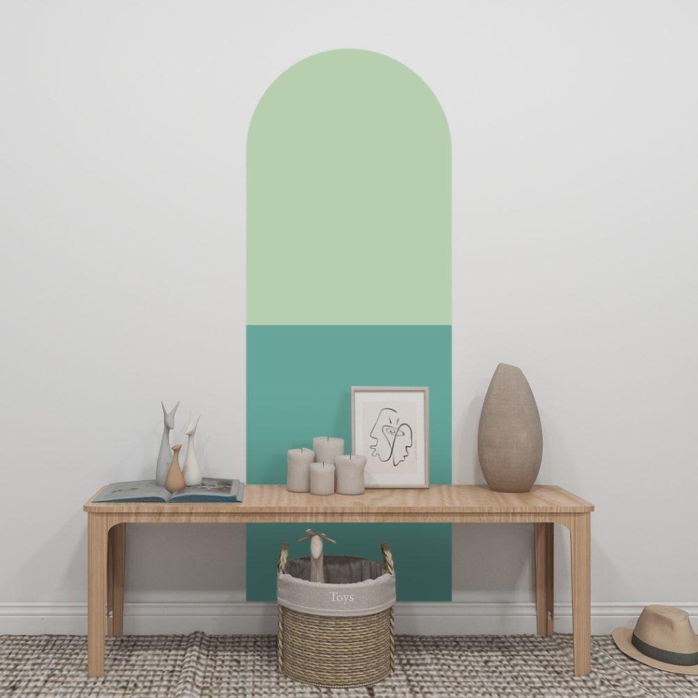 Bågformade Väggdekaler – Moderna Väggstickers Jgb002, Flora Grossist, väggdekoration