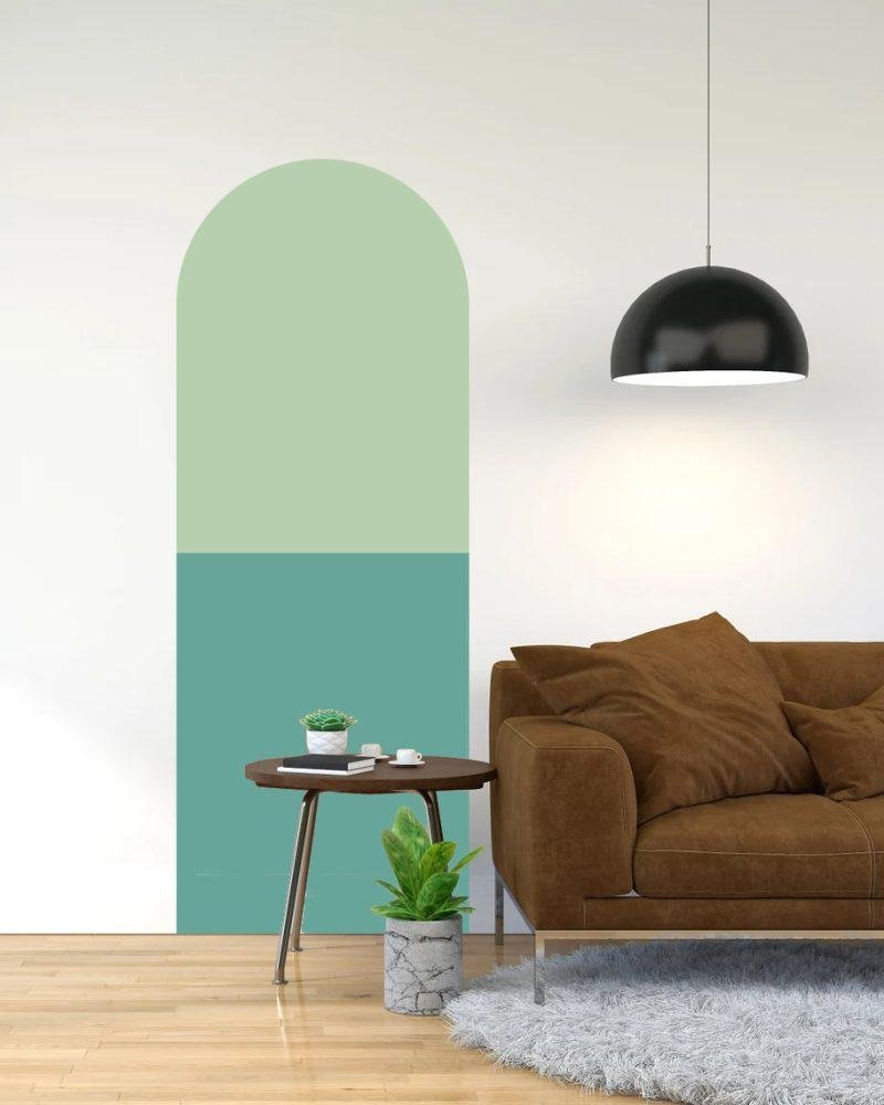 Bågformade Väggdekaler – Moderna Väggstickers Jgb002, Flora Grossist, väggdekoration