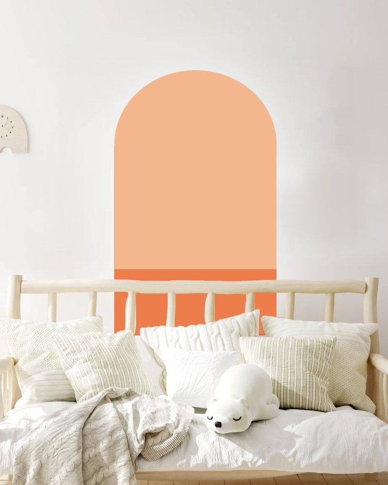 Bågformade Väggdekaler – Moderna Väggstickers Jgb003, Flora Grossist, väggdekoration