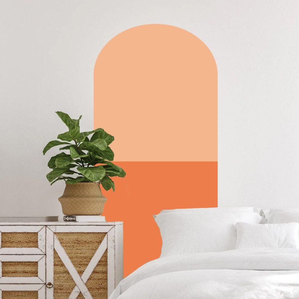 Bågformade Väggdekaler – Moderna Väggstickers Jgb003, Flora Grossist, väggdekoration