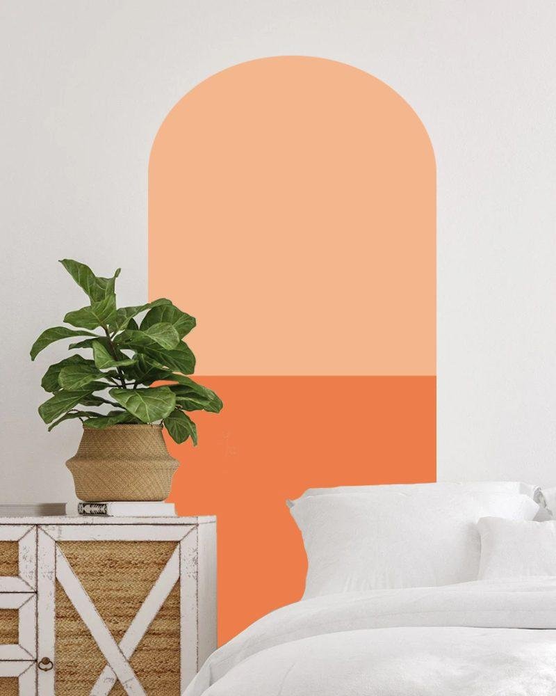 Bågformade Väggdekaler – Moderna Väggstickers Jgb003, Flora Grossist, väggdekoration