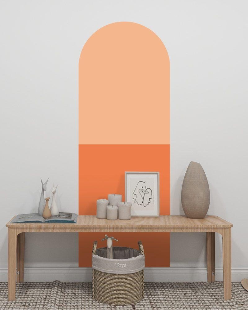 Bågformade Väggdekaler – Moderna Väggstickers Jgb003, Flora Grossist, väggdekoration