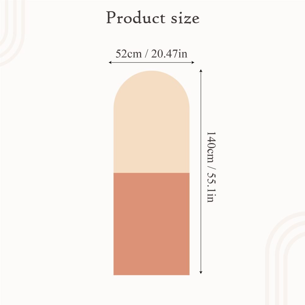 Bågformade Väggdekaler – Moderna Väggstickers Jgb004, Flora Grossist, väggdekoration