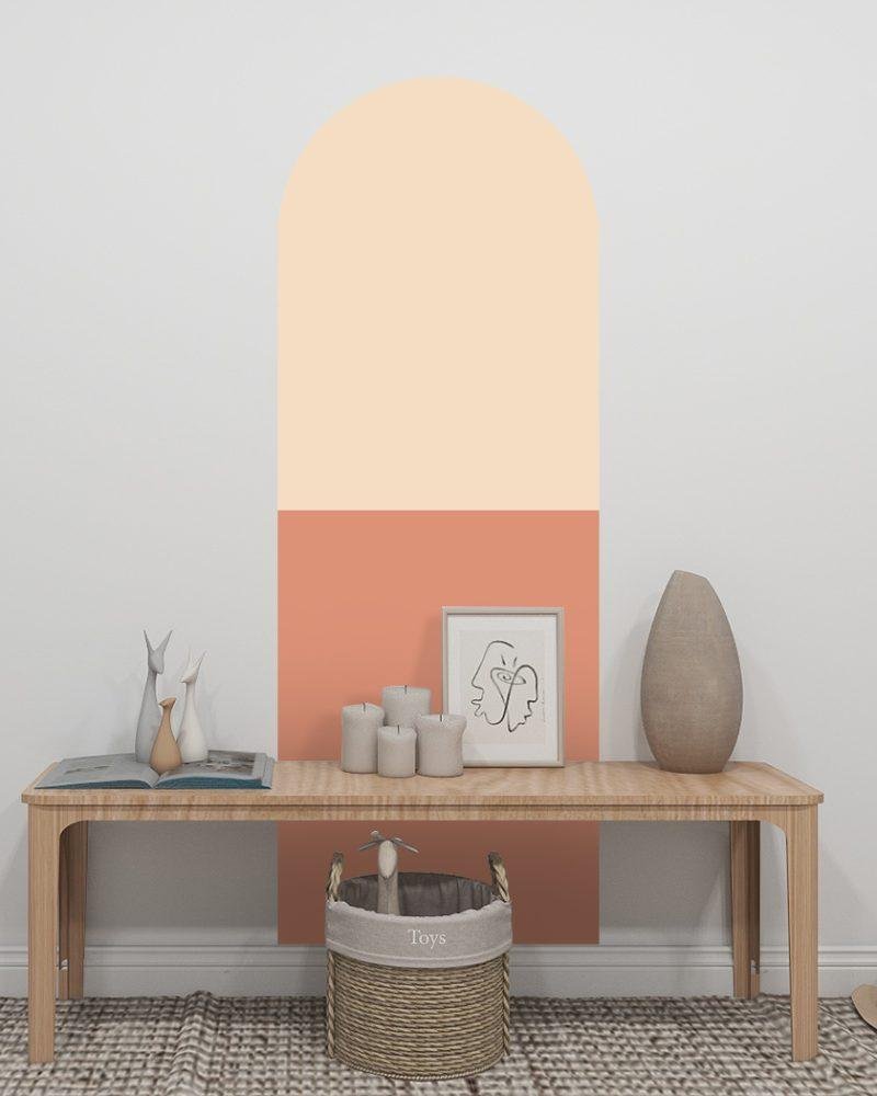 Bågformade Väggdekaler – Moderna Väggstickers Jgb004, Flora Grossist, väggdekoration