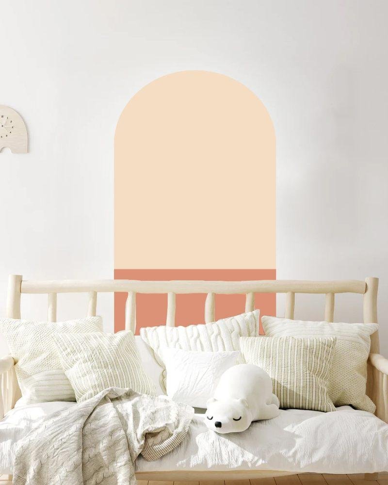 Bågformade Väggdekaler – Moderna Väggstickers Jgb004, Flora Grossist, väggdekoration