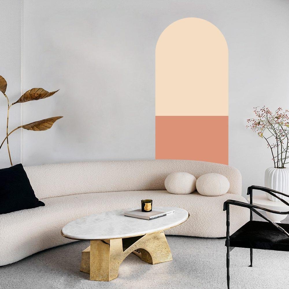 Bågformade Väggdekaler – Moderna Väggstickers Jgb004, Flora Grossist, väggdekoration