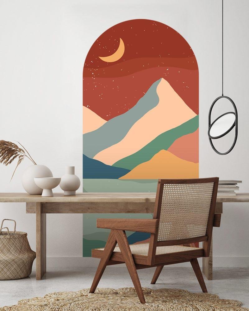 Arabian Night Art Renovering Vattentät Väggmålning, Flora Grossist, väggdekoration