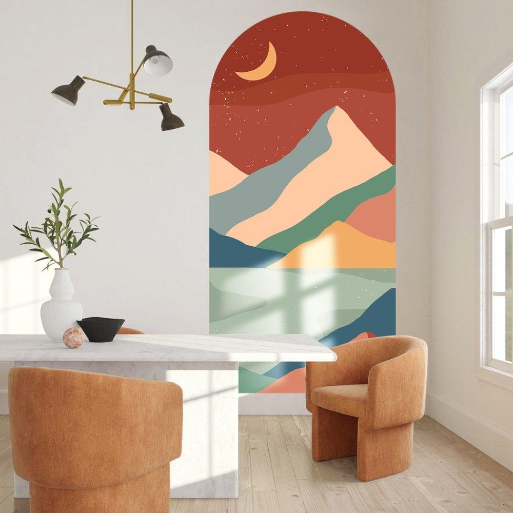 Arabian Night Art Renovering Vattentät Väggmålning, Flora Grossist, väggdekoration