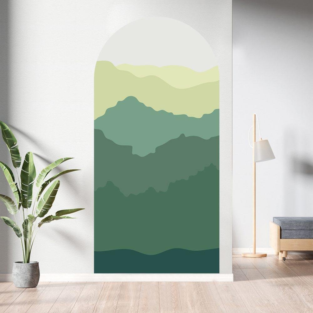 Fjällskogsbåge Dekal Sovrum Väggdekal, Flora Grossist, väggdekoration