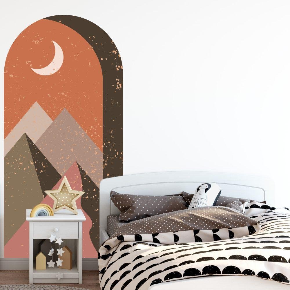 Arch Terracota Mountains Väggdekal, Flora Grossist, väggdekoration