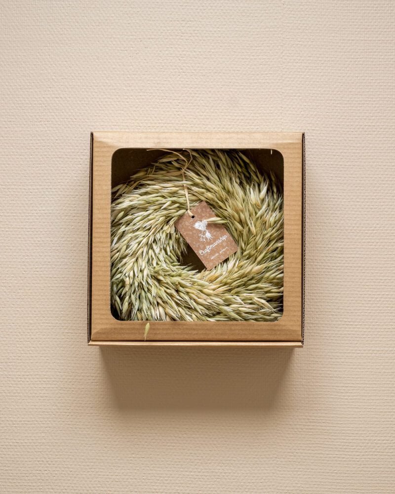 Havre Krans Naturell – Torkade Blommor, Flora Grossist, torkade-blommor