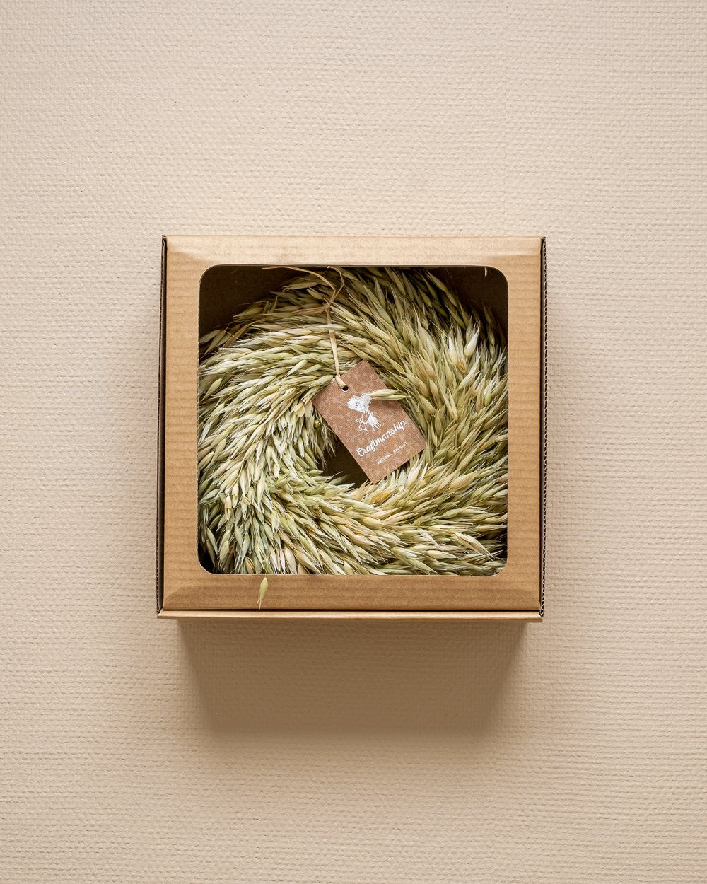 Havre Krans Naturell – Torkade Blommor, Flora Grossist, torkade-blommor