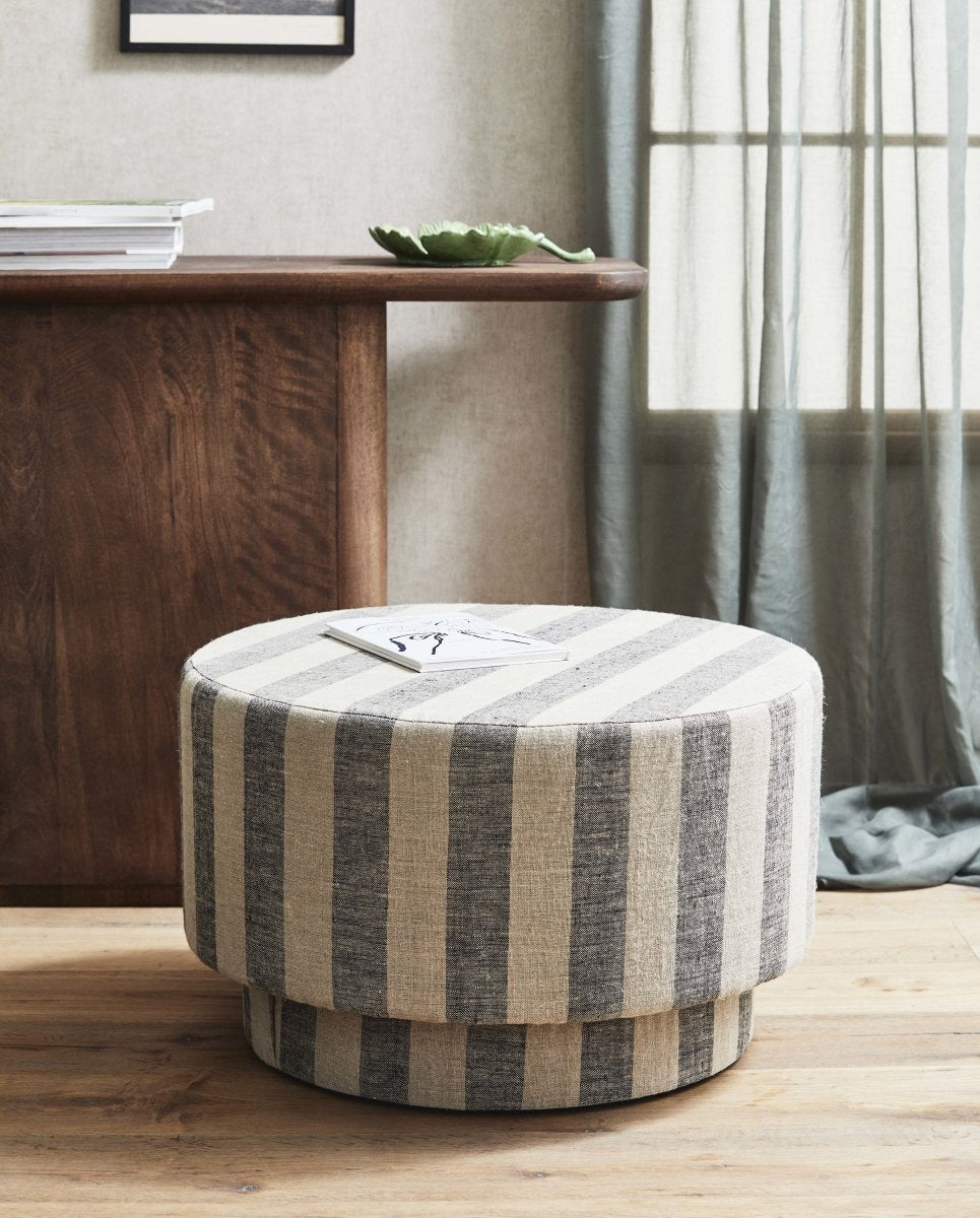 Ladoga Pouf - Stripe Version, Nordal, bänkar & pallar
