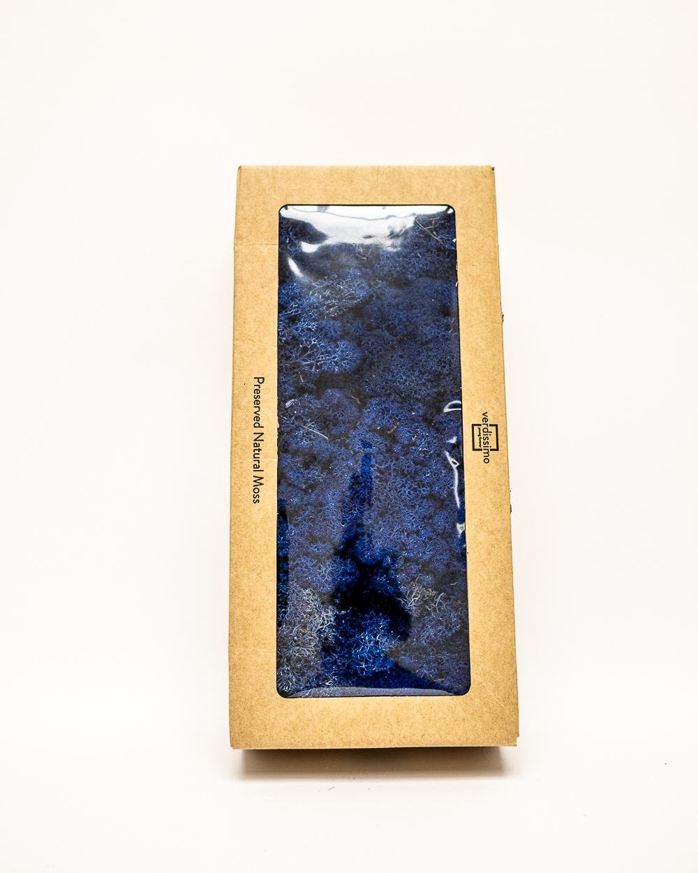 Reindeer Mossa Mörkblå – Konserverade Mossa, Flora Grossist, konserverade-blommor