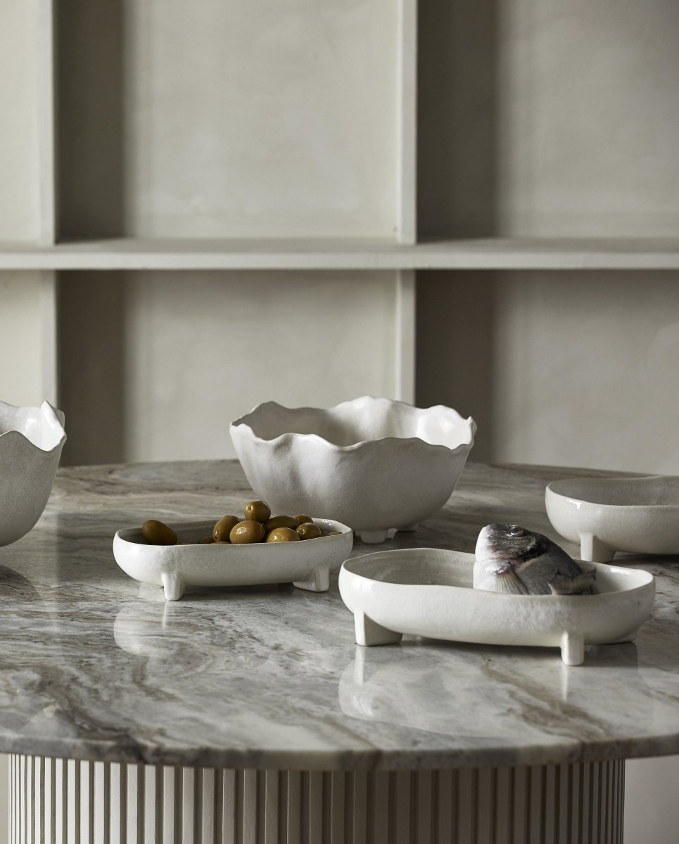 Pemba Tray, M, Offwhite, Nordal, förvaring