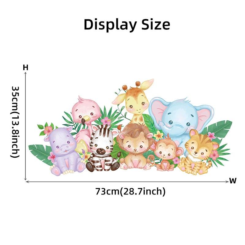 Children’s Bedroom Kindergarten Wall Decoration Stickers, Flora Grossist, Barnrum