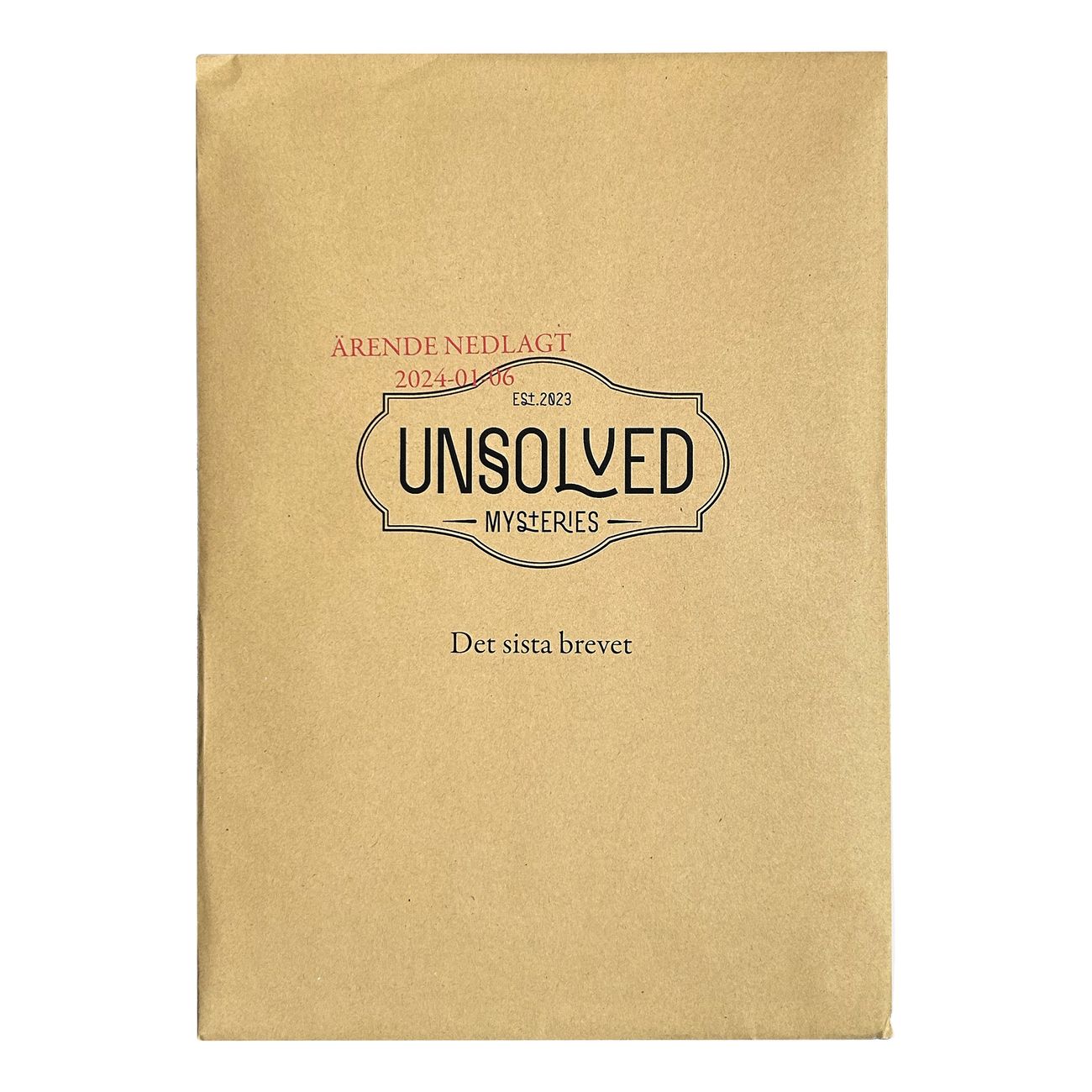 Unsolved Mysteries - Det sista brevet spel, innehåll