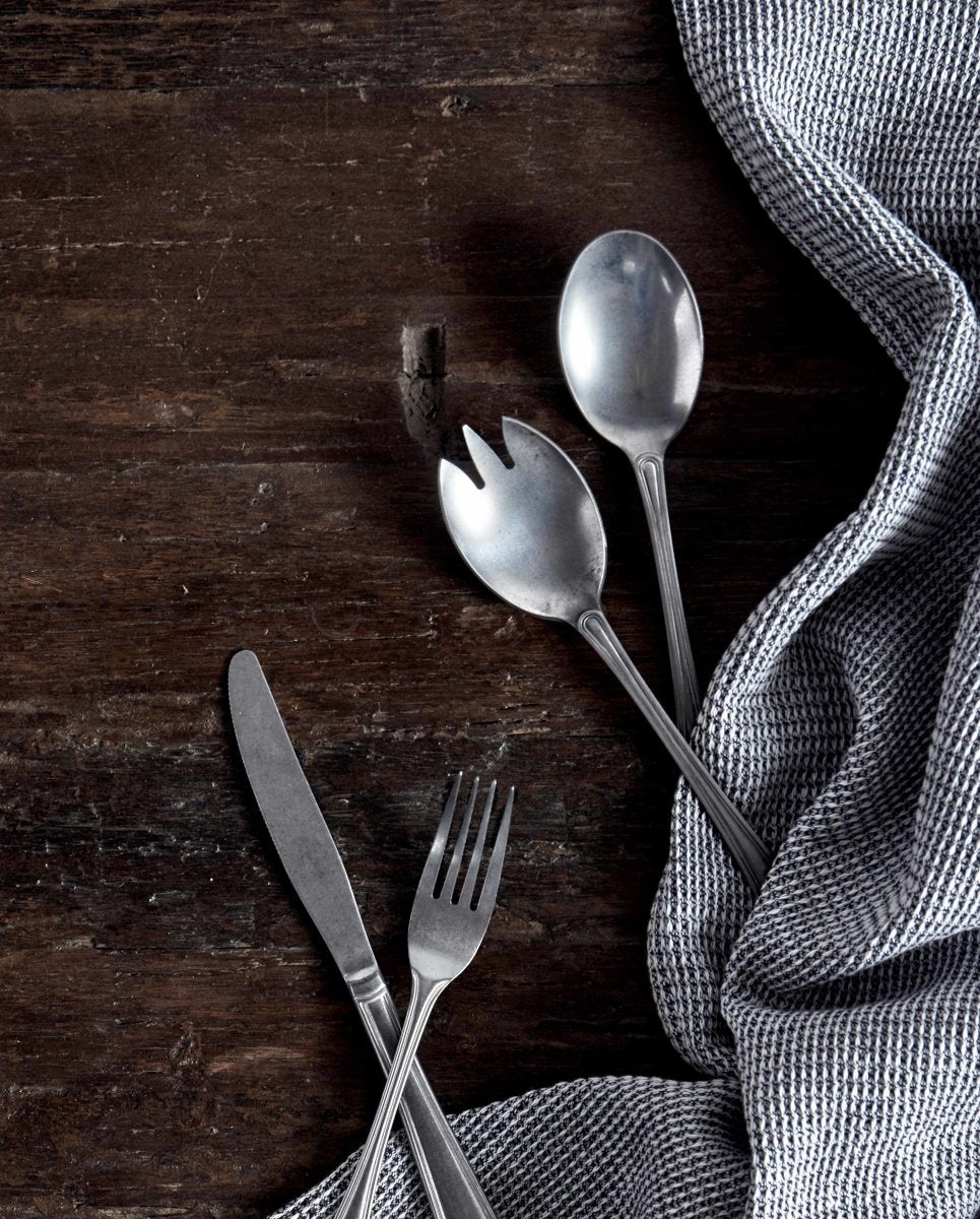 Tea Towel, Waffle, Salt/pepper, Nordal, sovrums textilier